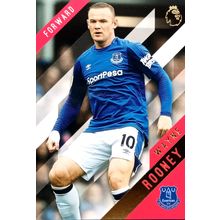 Wayne Rooney Everton Premier League Gold 2017/18 Topps