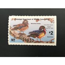 ICOLLECTZONE US Mississippi 1989 MS14 Duck Stamp VF NH