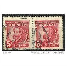 1945/1947 Michel 673 - fine used (o) - pair