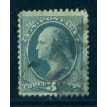 Used 184 3c George Washington Just Clears M00487