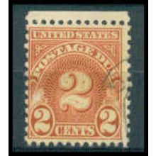 Used J81 2c Postage Due Average Plus WA1292