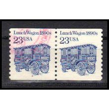 Used 2464 23c Lunch Wagon Very Fine CNP Left 3 PA1161