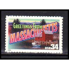 3581 34c Massachusetts Fine MNH V2728