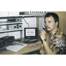 Germany Radio DJ QSL 1970s Postcard