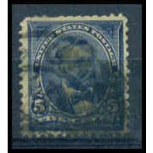 Used 281 5c Ulysses S. Grant Fine WA0043