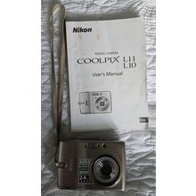 Nikon Coolpix L11 Digital Camera, 6 Megapixels, Manual, Not known if working