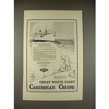 1923 Great White Fleet Caribbean Cruise Ad - 23 Day