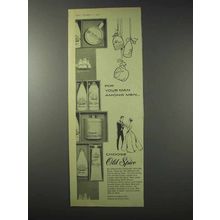 1958 Old Spice Toiletries Ad - For Your Man Among Men