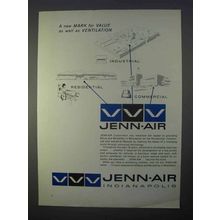 1966 Jenn-Air Ventilation Ad - New Mark for Value