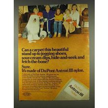 1978 Du Pont Antron III Nylon Carpet Ad - Stand Up