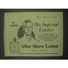 1957 Cussons After Shave Lotion Ad - His Imperial Leather