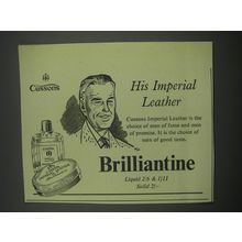 1957 Cussons Brilliantine Ad - His Imperial Leather