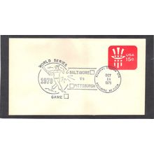 Event World Series 10/11/79 U581 15c Hat (No Cachet-U/A) CV40731