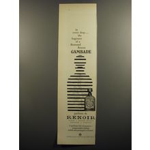 1952 Renoir Gambade Perfume Ad -The fragrance of a thousand flowers