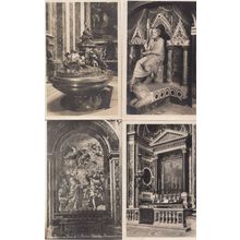Basilica Rome Papale di San Giovanni in Laterano St John 4x Italian Postcard s