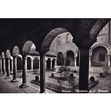 Ferrara St Saint Romanus Small Cloister Real Photo Italian Postcard
