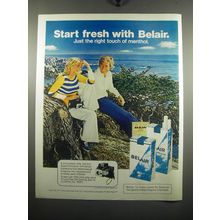 1972 Belair Cigarettes Ad