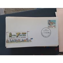 Australia 1988 fdc living together ingleburn postmark