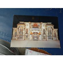 vintage four columns 97 key mortier organ museum in england postcard