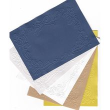 A6 Embossed Paper. 10 Sheets. Frame. Cardmaking Scrapbooking Crafts