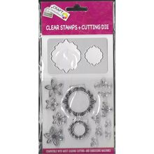 Craft Sensations. Stamp & Die Set. Die Cutting Cardmaking Scrapbooking Crafts