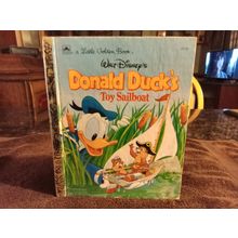 Little Golden Book Donald Duck Toy Sailboat By Annie North Bedford Fine 6.0 1996