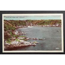 Guernsey - Saints Bay from Icart - modern postcard (Constance)