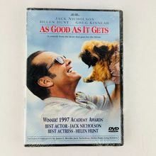 As Good as It Gets DVD NEW Factory Sealed Jack Nicholson Helen Hunt Greg Kinnear