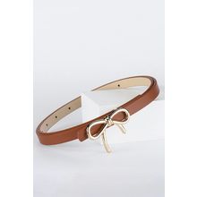 Thai Curry Bow Knot Decor Thin Waist Belt