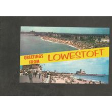 Postcard Suffolk Lowestoft Multiview