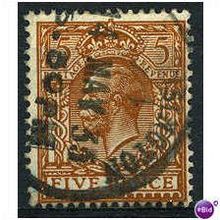 1924 SG425 5d Brown Watermark Block Cypher FineUsed