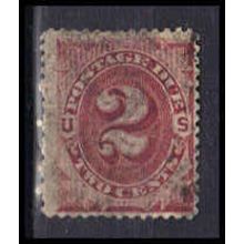 Used J16 2c Postage Due Just Clears W1064