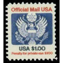 O132 $1 Eagle Fine MNH G0662