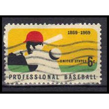 Used 1381 6c Baseball Very Fine KA5354