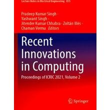 Lecture Notes in Electrical Engineering: Recent Innovations in Computing - Vario