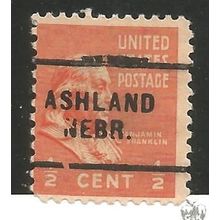 PRECANCEL -T&T ASHLAND, NEB 703 ON 0.5c PREXY