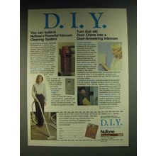 1984 NuTone Vacuum Cleaning System and IK-15 DoorCom Ad - D.I.Y.