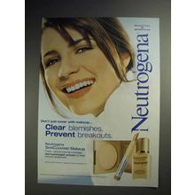 2003 Neutrogena SkinClearing Makeup Ad