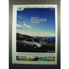 2003 Toyota Prius Car Ad - Race for Greener Cars