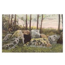 WAYLAND SMITH'S CAVE, UFFINGTON , OXFORDSHIRE unused antique postcard Tomkins =