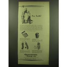1949 Abercrombie & Fitch Ad - Monogram Golf Balls, Cigarette Case and Tee holder