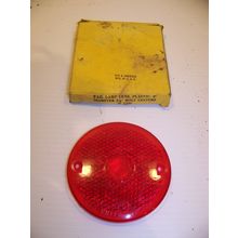 Vintage Glo-Brite 304 Red Lens Lamp Cover STDB61 4" 3 1/8" Bolt Centers
