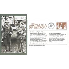 Postcard Alcock & Brown 1st Atlantic Flight Vickers Vimy 1919 - Nostalgia