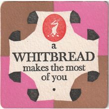 BEER MAT - WHITBREAD BREWERY - MAKES THE MOST OF YOU - (Cat 046) - (1961)