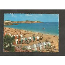 Postcard Cornwall St Ives Porthminster Beach