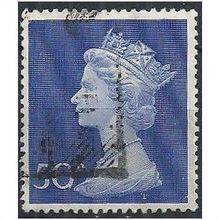 1970 SG831 50p Deep Ultramarine Good Used. ..