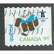 CAN 2009 $1.65 (S/A) 'VANCOUVER WINTER OLYMPICS 2010' FINE USED (EBID48-749)