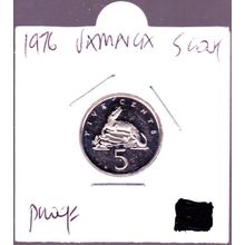 1976 Jamaica 5 Cents Coin