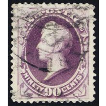 218, Used 90¢ XF Centering - With PFC Graded 90 Certificate * Stuart Katz