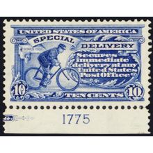 E6, Mint XF LH 10¢ PL# PFC Certificate * Stuart Katz